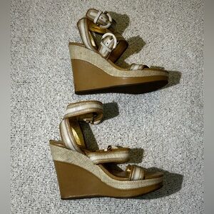 Coach Maralee wedge sandals Size 6.5